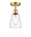 Innovations - 516-1C-SG-G392-LED - LED Semi-Flush Mount - Ballston - Satin Gold