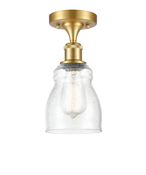 Innovations - 516-1C-SG-G394-LED - LED Semi-Flush Mount - Ballston - Satin Gold