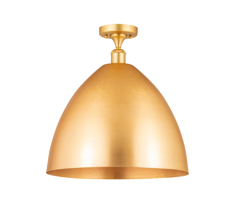 Innovations - 516-1C-SG-MBD-16-SG - One Light Semi-Flush Mount - Ballston - Satin Gold