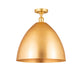 Innovations - 516-1C-SG-MBD-16-SG - One Light Semi-Flush Mount - Ballston - Satin Gold