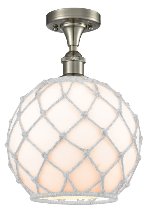 Innovations - 516-1C-SN-G121-10RW-LED - LED Semi-Flush Mount - Ballston - Brushed Satin Nickel