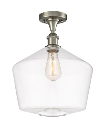 One Light Semi-Flush Mount