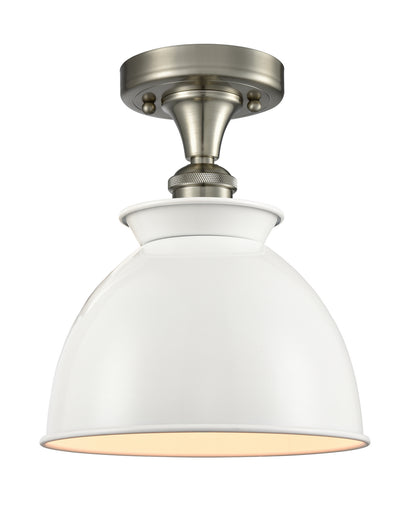 One Light Semi-Flush Mount