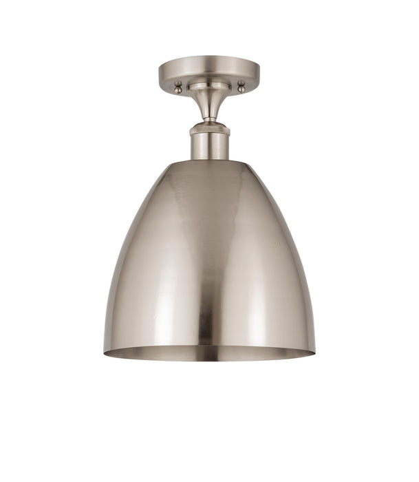 Innovations - 516-1C-SN-MBD-9-SN - One Light Semi-Flush Mount - Ballston - Brushed Satin Nickel