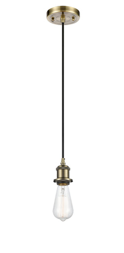 Ballston One Light Mini Pendant Antique Brass