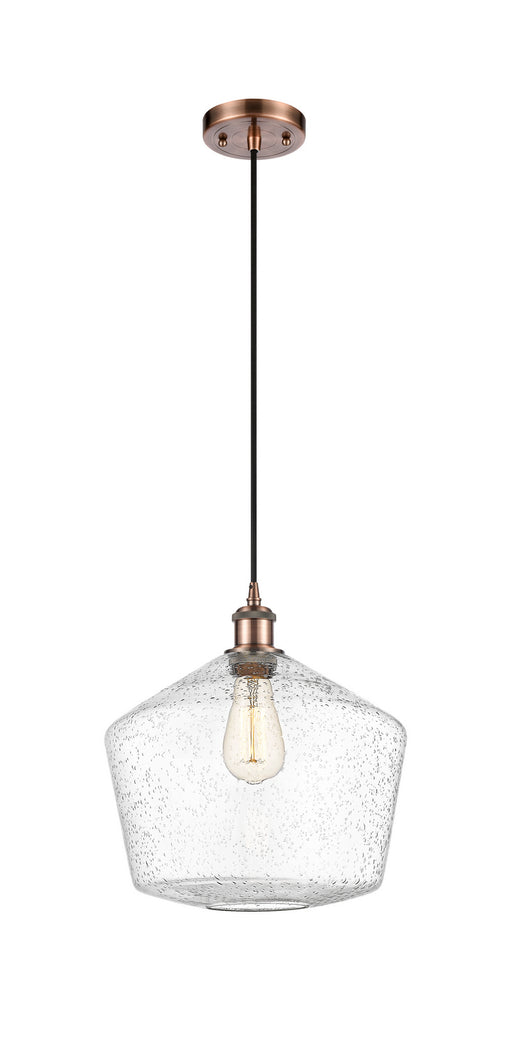 Innovations - 516-1P-AC-G654-12-LED - LED Mini Pendant - Ballston - Antique Copper