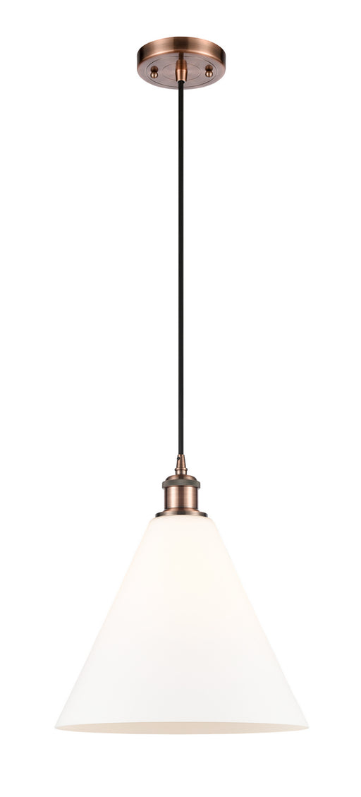 Innovations - 516-1P-AC-GBC-121-LED - LED Mini Pendant - Ballston - Antique Copper