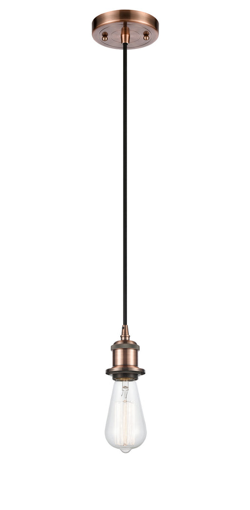 Innovations - 516-1P-AC-LED - LED Mini Pendant - Ballston - Antique Copper