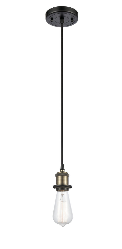 Innovations - 516-1P-BAB - One Light Mini Pendant - Ballston - Black Antique Brass