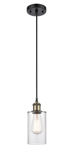 Ballston LED Mini Pendant Black Antique Brass
