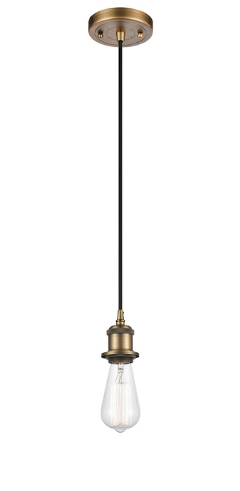 Innovations - 516-1P-BB - One Light Mini Pendant - Ballston - Brushed Brass