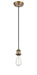 Innovations - 516-1P-BB - One Light Mini Pendant - Ballston - Brushed Brass