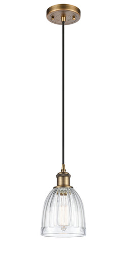 Ballston One Light Mini Pendant Brushed Brass