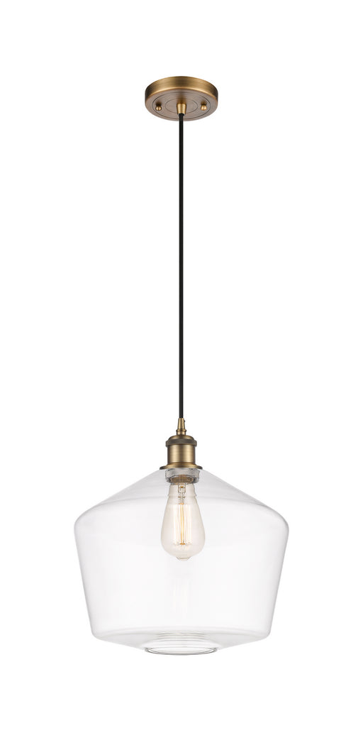 Innovations - 516-1P-BB-G652-12 - One Light Mini Pendant - Ballston - Brushed Brass