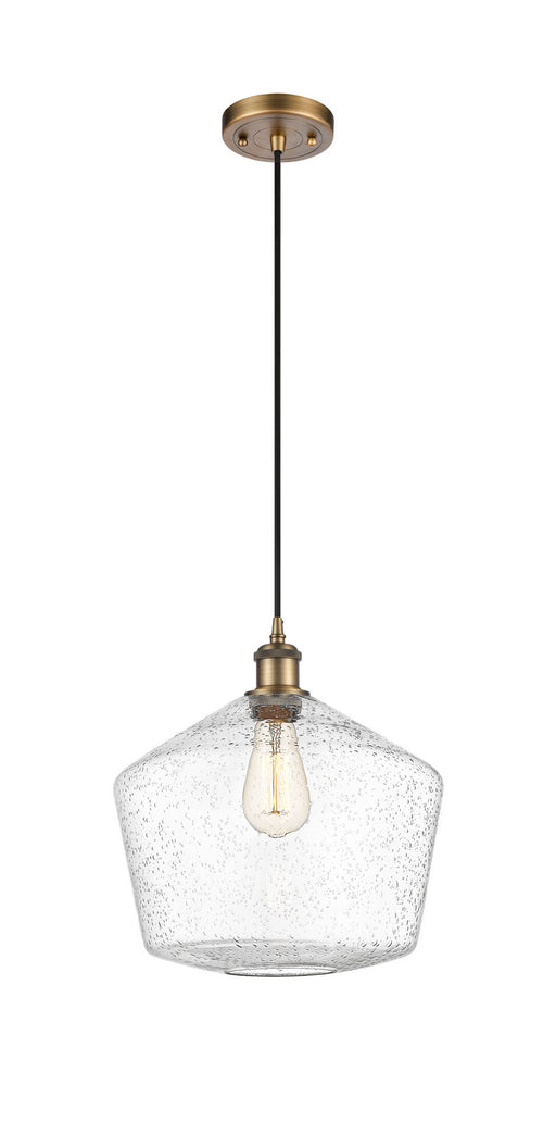 Innovations - 516-1P-BB-G654-12 - One Light Mini Pendant - Ballston - Brushed Brass