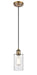 Innovations - 516-1P-BB-G802 - One Light Mini Pendant - Ballston - Brushed Brass