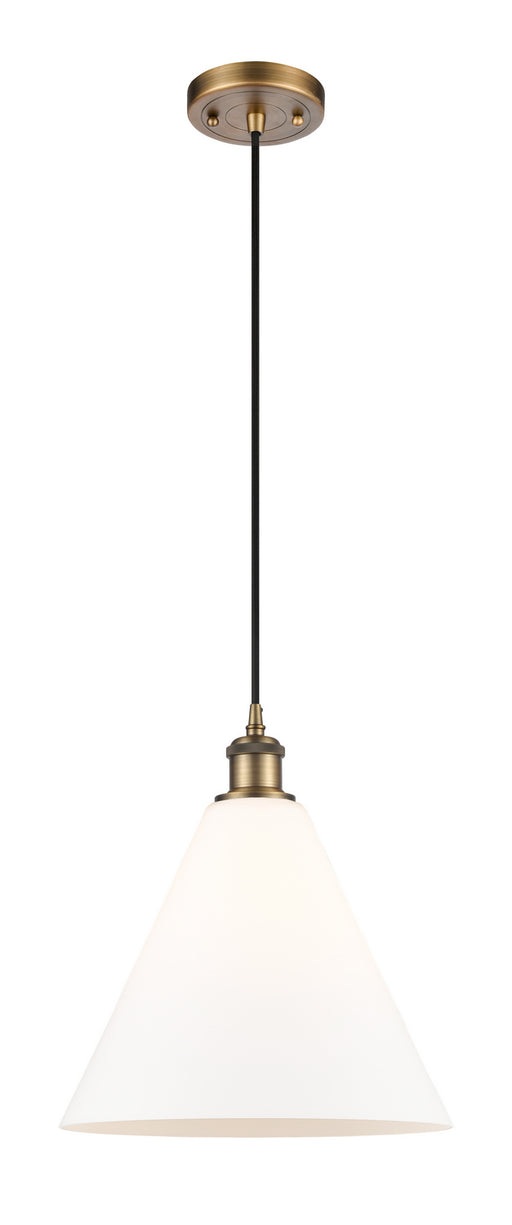 Innovations - 516-1P-BB-GBC-121-LED - LED Mini Pendant - Ballston - Brushed Brass