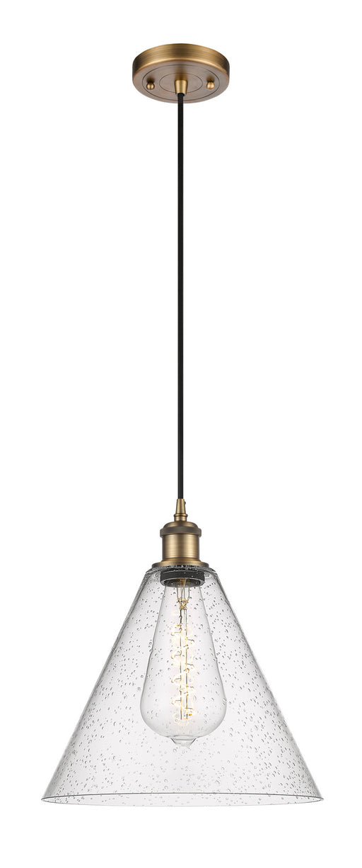 Innovations - 516-1P-BB-GBC-124-LED - LED Mini Pendant - Ballston - Brushed Brass