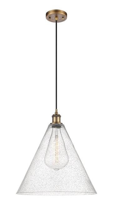 Innovations - 516-1P-BB-GBC-164 - One Light Pendant - Ballston - Brushed Brass