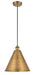 Innovations - 516-1P-BB-MBC-16-BB - One Light Mini Pendant - Ballston - Brushed Brass