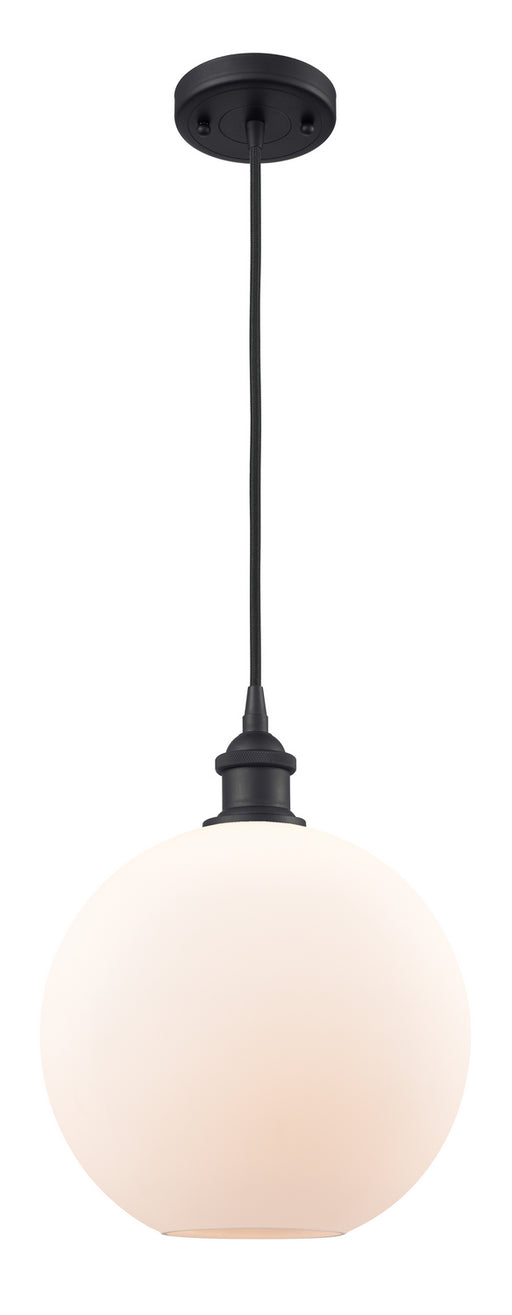 Innovations - 516-1P-BK-G121-10 - One Light Mini Pendant - Ballston - Matte Black