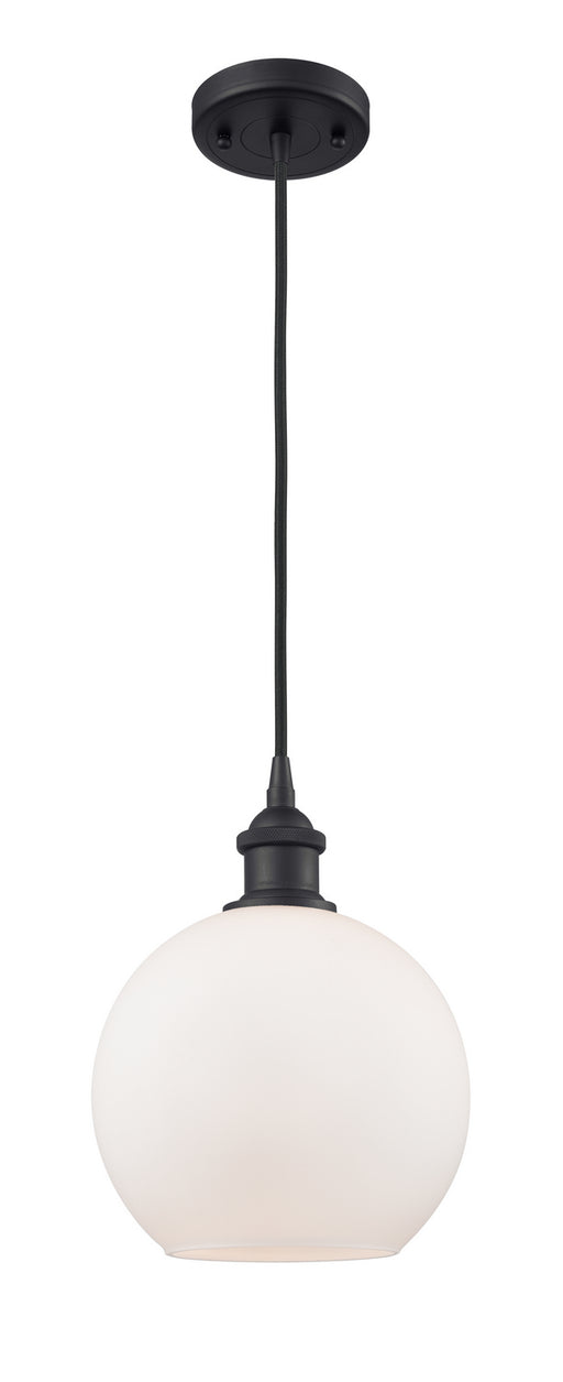 Innovations - 516-1P-BK-G121-8 - One Light Mini Pendant - Ballston - Matte Black
