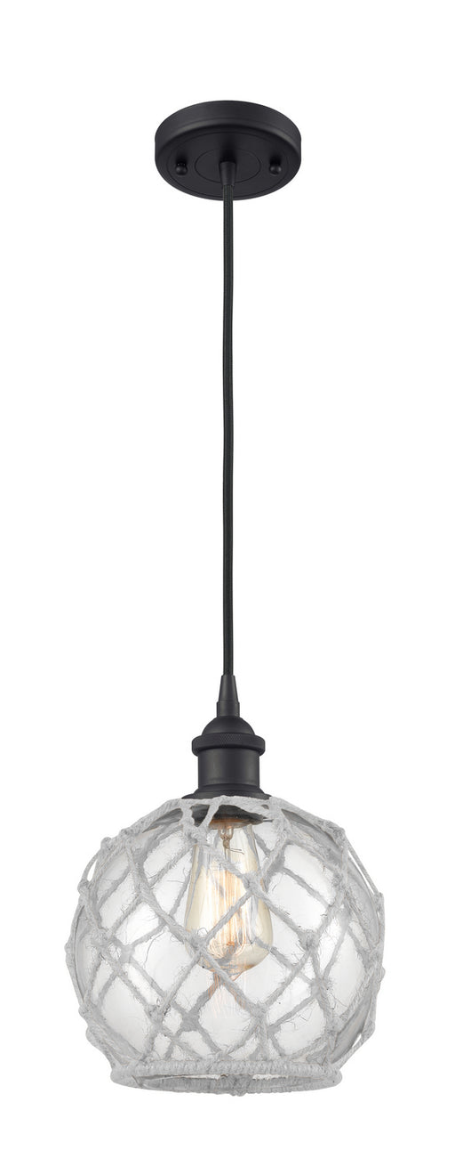 Innovations - 516-1P-BK-G122-8RW - One Light Mini Pendant - Ballston - Matte Black