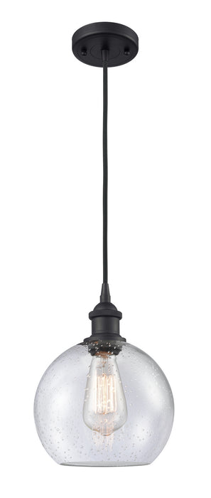 Innovations - 516-1P-BK-G124-8 - One Light Mini Pendant - Ballston - Matte Black