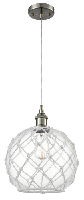 Innovations - 516-1P-SN-G122-10RW - One Light Mini Pendant - Ballston - Brushed Satin Nickel