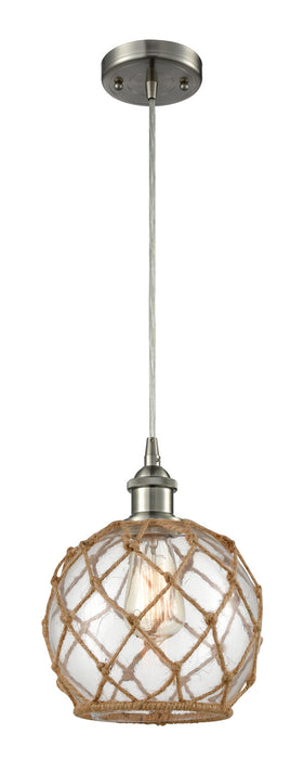 Innovations - 516-1P-SN-G122-8RB-LED - LED Mini Pendant - Ballston - Brushed Satin Nickel