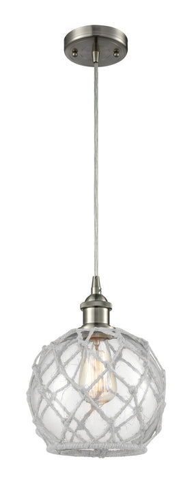 Innovations - 516-1P-SN-G122-8RW - One Light Mini Pendant - Ballston - Brushed Satin Nickel