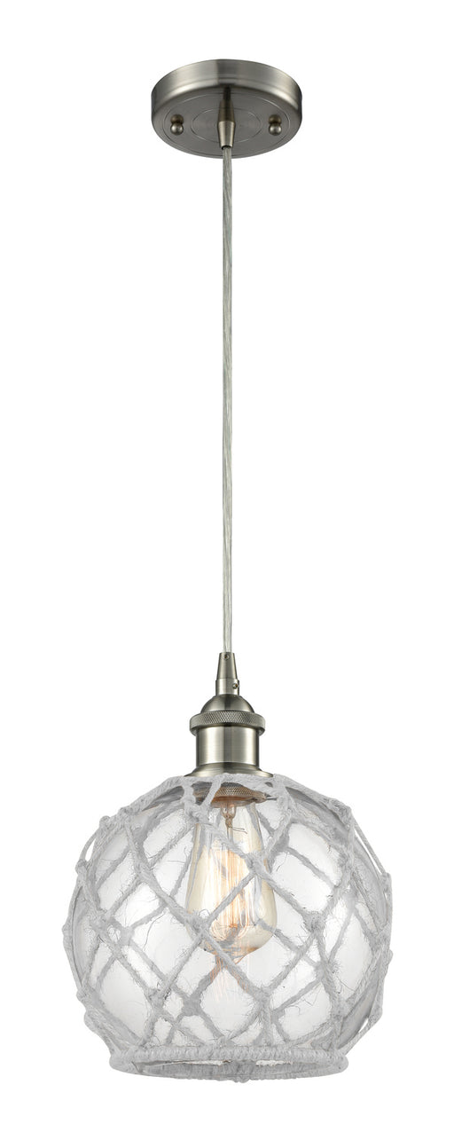 Innovations - 516-1P-SN-G122-8RW - One Light Mini Pendant - Ballston - Brushed Satin Nickel