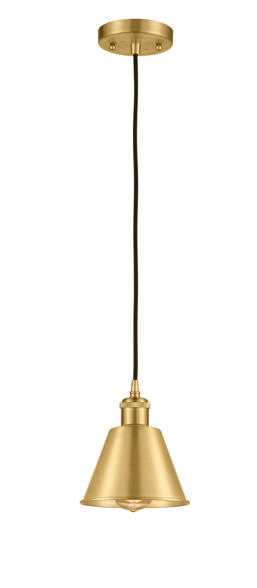 Innovations - 516-1P-SG-M8-LED - LED Mini Pendant - Ballston - Satin Gold