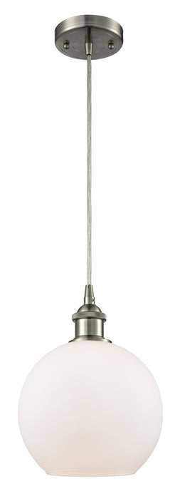 Innovations - 516-1P-SN-G121-8 - One Light Mini Pendant - Ballston - Brushed Satin Nickel