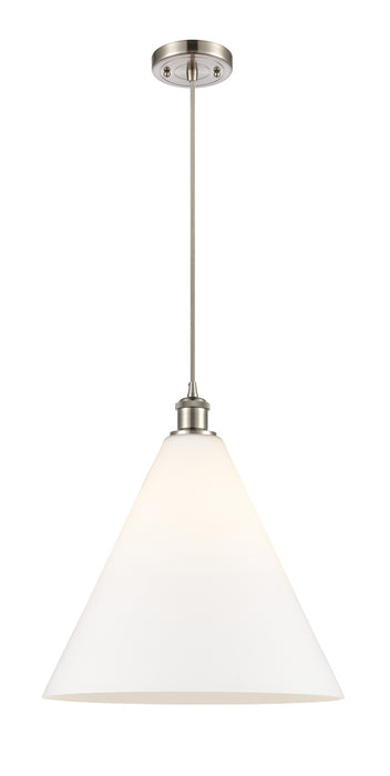 Innovations - 516-1P-SN-GBC-161-LED - LED Pendant - Ballston - Brushed Satin Nickel