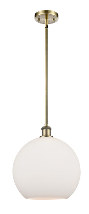 Innovations - 516-1S-AB-G121-12 - One Light Mini Pendant - Ballston - Antique Brass