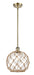 Innovations - 516-1S-AB-G122-10RB - One Light Mini Pendant - Ballston - Antique Brass