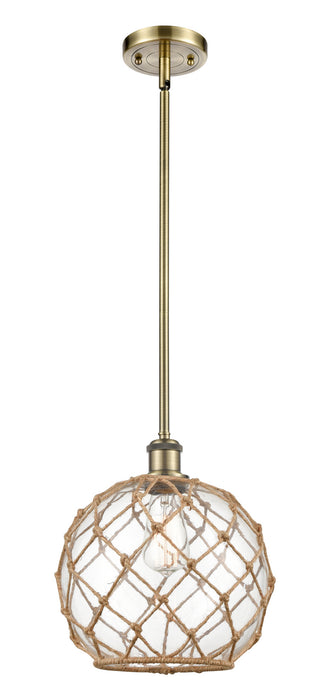 Innovations - 516-1S-AB-G122-10RB-LED - LED Mini Pendant - Ballston - Antique Brass