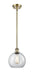 Innovations - 516-1S-AB-G122-8 - One Light Mini Pendant - Ballston - Antique Brass