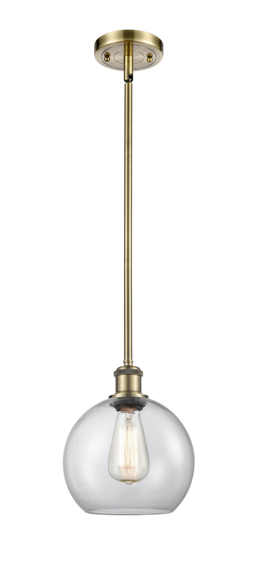 Innovations - 516-1S-AB-G122-8 - One Light Mini Pendant - Ballston - Antique Brass