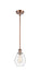 Innovations - 516-1S-AC-G652-6-LED - LED Mini Pendant - Ballston - Antique Copper