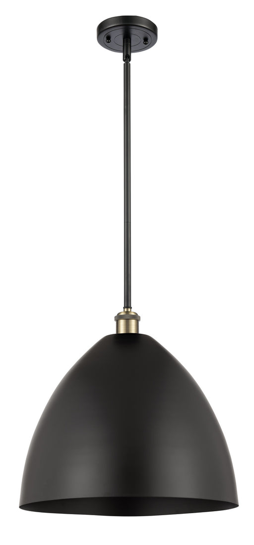 Innovations - 516-1S-BAB-MBD-16-BK-LED - LED Pendant - Ballston - Black Antique Brass