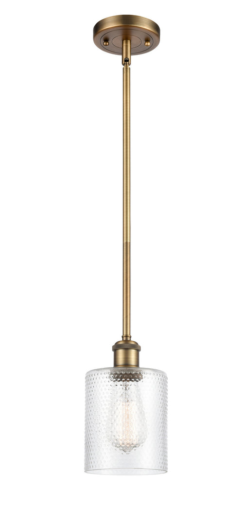 Innovations - 516-1S-BB-G112-LED - LED Mini Pendant - Ballston - Brushed Brass