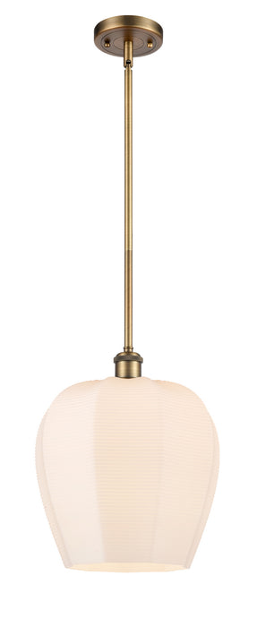 Innovations - 516-1S-BB-G461-12 - One Light Mini Pendant - Ballston - Brushed Brass