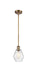 Innovations - 516-1S-BB-G654-6 - One Light Mini Pendant - Ballston - Brushed Brass