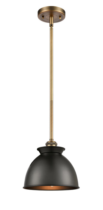 Innovations - 516-1S-BB-M14-BK - One Light Mini Pendant - Ballston - Brushed Brass