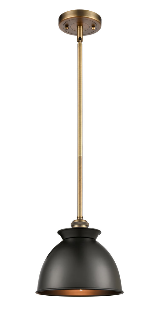 Innovations - 516-1S-BB-M14-BK - One Light Mini Pendant - Ballston - Brushed Brass