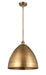 Innovations - 516-1S-BB-MBD-16-BB-LED - LED Pendant - Ballston - Brushed Brass