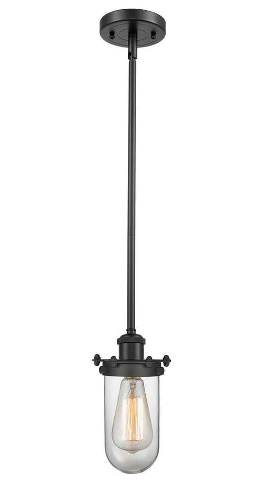 Innovations - 516-1S-BK-CE231-CL - One Light Mini Pendant - Austere - Matte Black