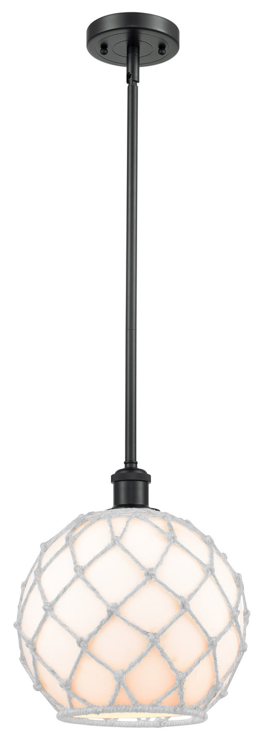 Innovations - 516-1S-BK-G121-10RW - One Light Mini Pendant - Ballston - Matte Black